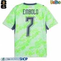Maglie da calcio Svizzera Breel Embolo #7 Seconda Maglia Mondiali 2026  Manica Corta